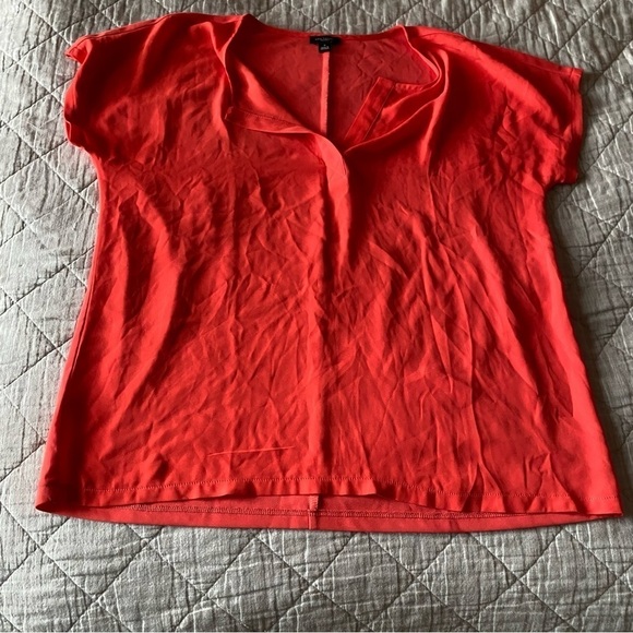 Ann Taylor Tops - Ann Taylor Coral Blouse size medium